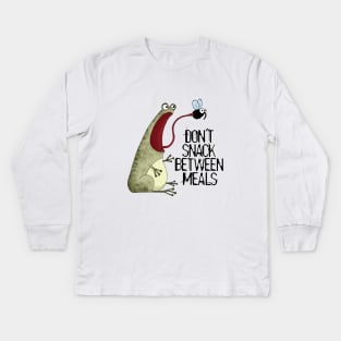 Don't Snack Between Meals Kids Long Sleeve T-Shirt